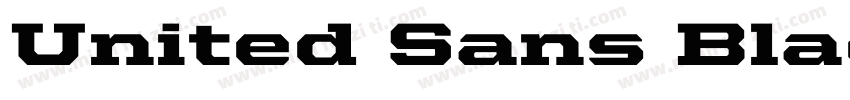United Sans Black Sm字体转换